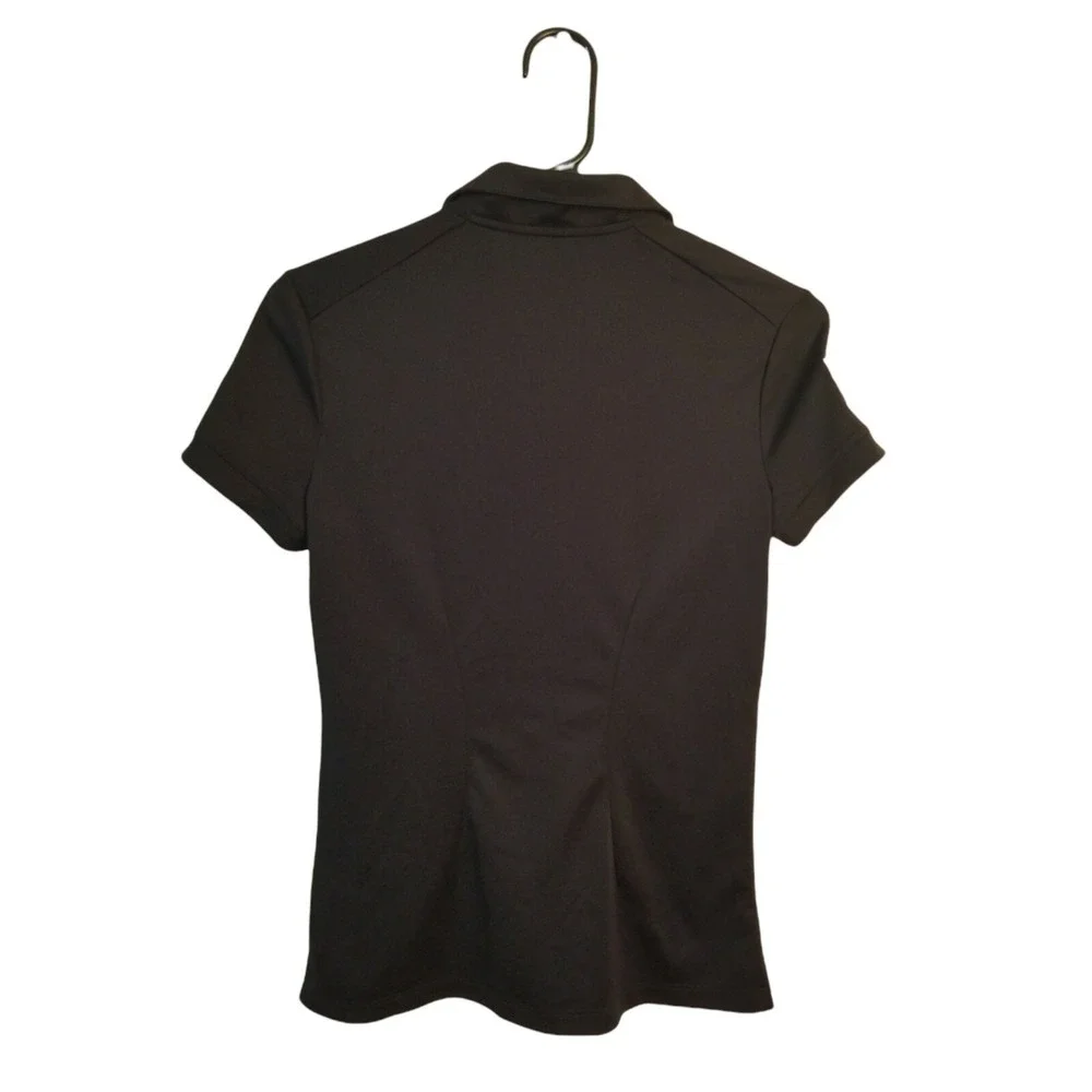 Nike Golf DRI-FIT Polo Women's Shirt Black Polyester Size S, PIT‎ TO PIT 17 IN